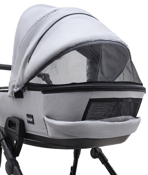 Коляска 2 в 1 Bair Ultra Soft U-218 серый 680622 фото