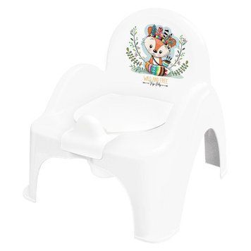 Горщик - крісло Tega WILD & FREE Potty Chair LITTLE FOX DZ-007-103-LISEK white / green (білий / зелений) 681306 фото