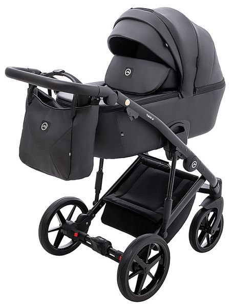 Коляска 2 в 1 Adamex Mobi Air Thermo New ECO SA-2 чорний 681096 фото