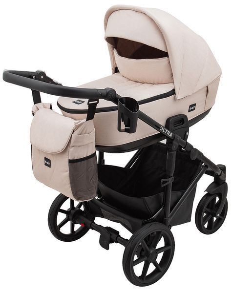 Коляска 2 в 1 Bair Ultra Soft U-834 бежевый 680624 фото