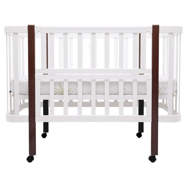 Кровать Babyroom Луна LU-1 белая/венге 681885 фото