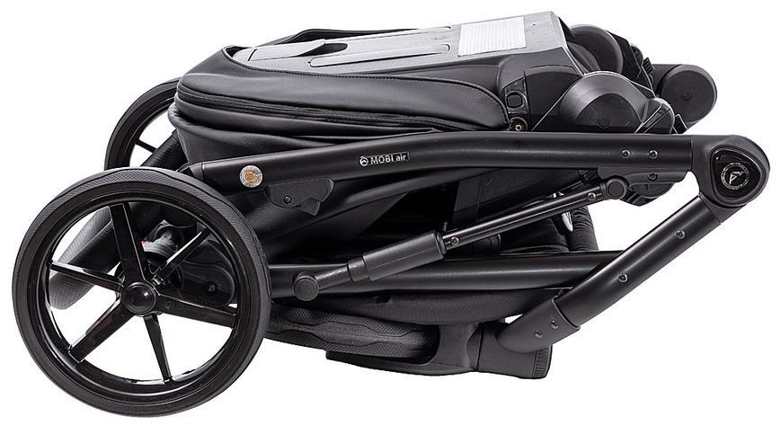 Коляска 2 в 1 Adamex Mobi Air Thermo New ECO SA-2 чорний 681096 фото