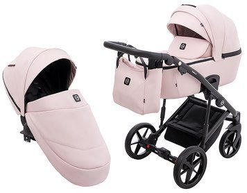 Коляска 2 в 1 Adamex Mobi Air Thermo New ECO SA-15 рожевий пудра 681095 фото