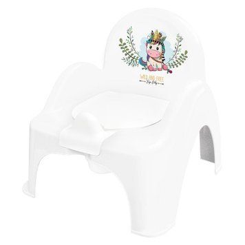 Горщик - крісло Tega WILD & FREE Potty Chair UNICORN DZ-007-103-JEDNOROŻEC white / pink (білий / рожевий) 681307 фото