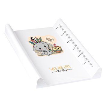 Повивальна дошка жорстка Tega WILD & FREE Changing Pad LITTLE ELEPHANT DZ-009-103-SŁONIK white (білий) 681319 фото