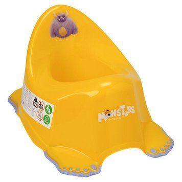 Горшок с антискользящим покрытием Tega Monsters MN-001-124 yellow (желтый) 681254 фото