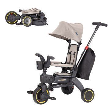Велосипед триколісний TILLY COMBI T-392 BEIGE /1/ 109123 фото