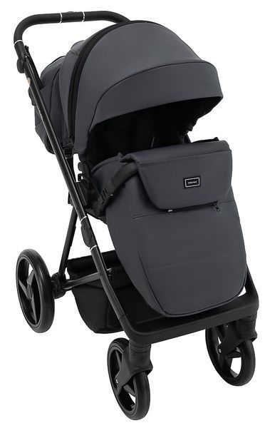 Коляска 2 в 1 графит Adamex Blanc Eco SA-5 680709 фото