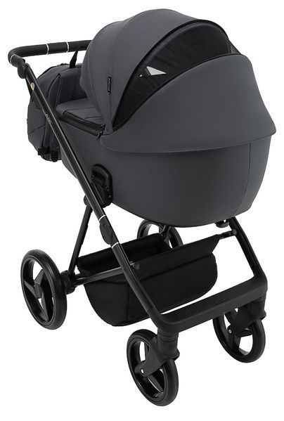 Коляска 2 в 1 графит Adamex Blanc Eco SA-5 680709 фото