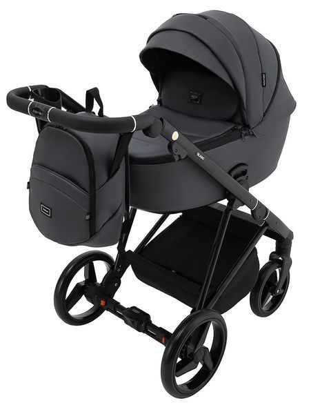 Коляска 2 в 1 графит Adamex Blanc Eco SA-5 680709 фото