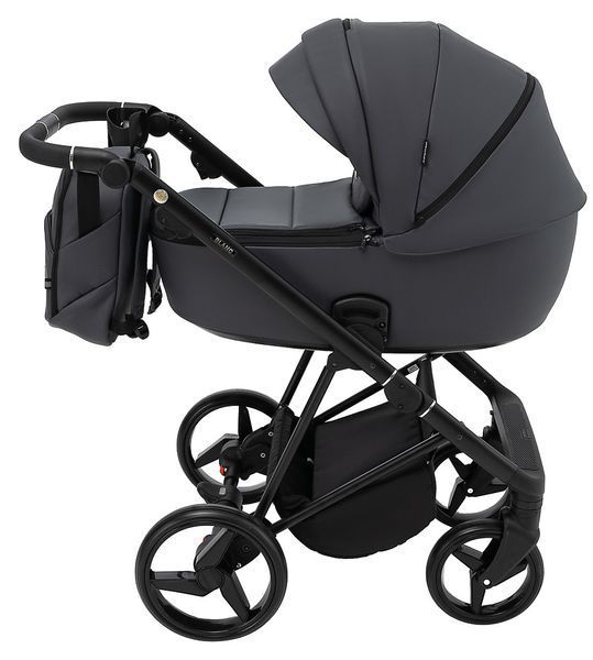 Коляска 2 в 1 графит Adamex Blanc Eco SA-5 680709 фото