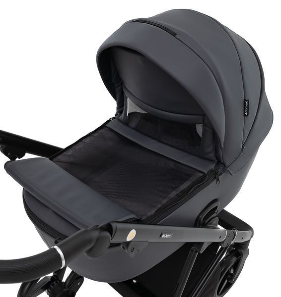 Коляска 2 в 1 графит Adamex Blanc Eco SA-5 680709 фото