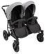 Коляска 2 в 1 для двойни Bair Sorento DUO BS-02 серый / графит 680814 фото 6