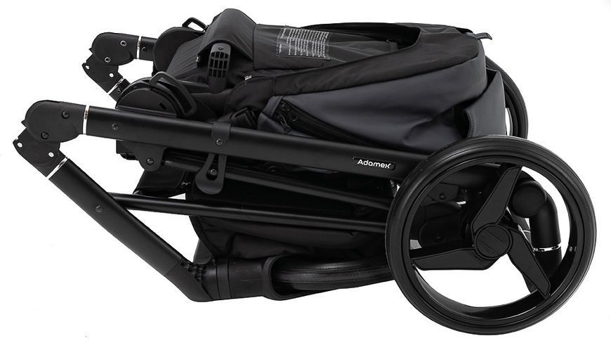 Коляска 2 в 1 графит Adamex Blanc Eco SA-5 680709 фото