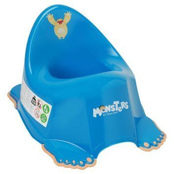 Горшок с антискользящим покрытием Tega Monsters MN-001-126 blue (голубой) 681255 фото