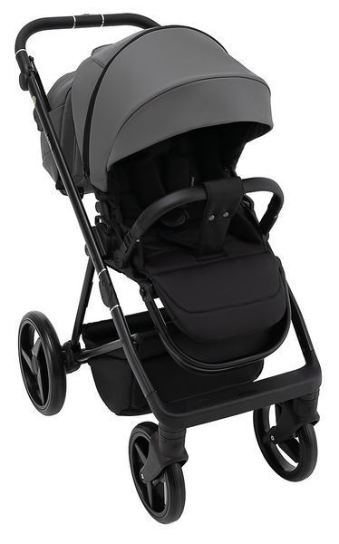 Коляска 2 в 1 Adamex Blanc Eco SA-4 темно-сірий 680708 фото
