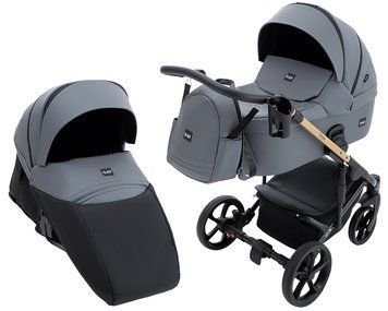 Коляска 2 в 1 Bair Onyx ECO OE-47 графит 680794 фото