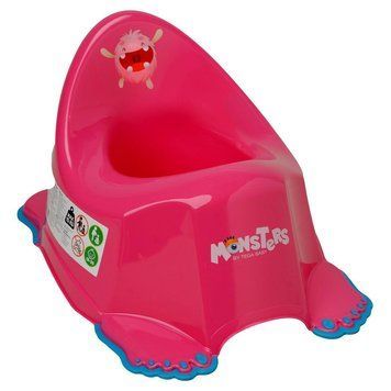 Горшок с антискользящим покрытием Tega Monsters MN-001-127 pink (розовый) 681256 фото