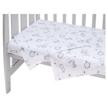 Сменный комплект Babyroom Gold RG-08 белый (лисичка, мишка, зайчик, олень) 681916 фото