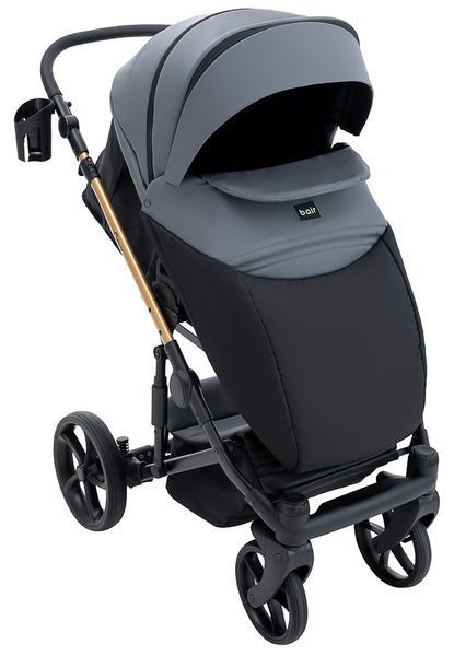 Коляска 2 в 1 Bair Onyx ECO OE-47 графіт 680794 фото