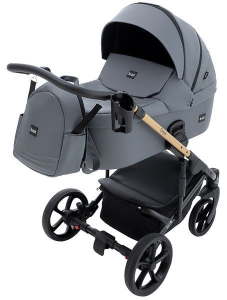 Коляска 2 в 1 Bair Onyx ECO OE-47 графіт 680794 фото