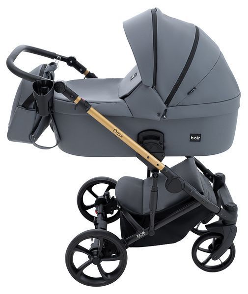 Коляска 2 в 1 Bair Onyx ECO OE-47 графіт 680794 фото