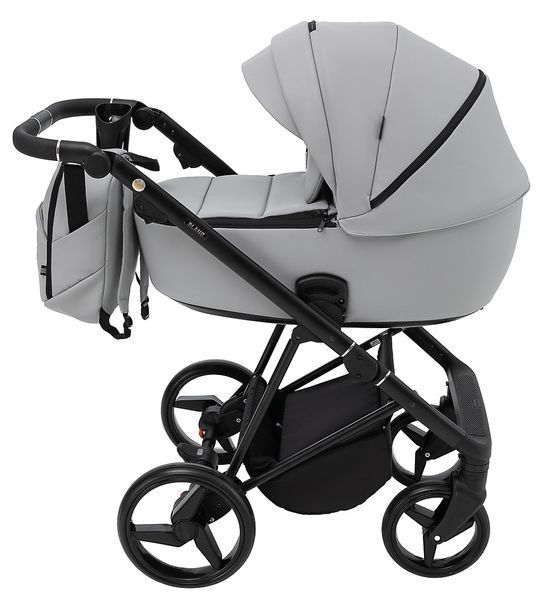 Коляска 2 в 1 Adamex Blanc Eco SA-3 светло-серый 680707 фото
