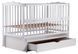 Ліжко Babyroom Веселка DVMYO-3 маятник, ящик, відкидний бік бук білий 622152 фото 3