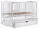 Ліжко Babyroom Веселка DVMYO-3 маятник, ящик, відкидний бік бук білий 622152 фото 2