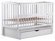 Ліжко Babyroom Веселка DVMYO-3 маятник, ящик, відкидний бік бук білий 622152 фото 1