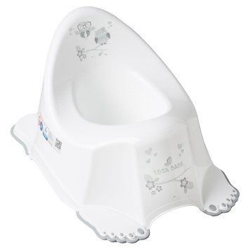 Горшок с антискользящим покрытием Tega OWLS Anti slip potty SO-001-103 white (белый) 681425 фото