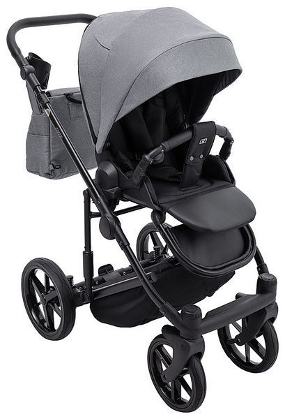 Коляска 2 в 1 Adamex Locco Tip TK-60 темно-серый 681022 фото