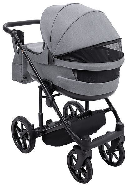Коляска 2 в 1 Adamex Locco Tip TK-60 темно-серый 681022 фото