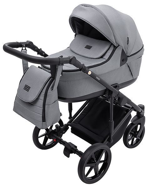 Коляска 2 в 1 Adamex Locco Tip TK-60 темно-серый 681022 фото