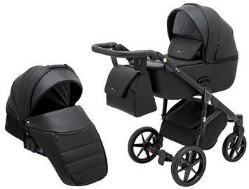 Коляска 2 в 1 Adamex Nola Eco SA-2 чорний 681677 фото