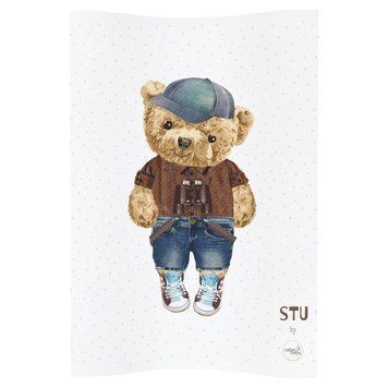 Повивальний матрац мʼякий Ceba Baby Soft profiled changing mat COSY (48x70 cm) W-104-132-683 fluffy puffy stu 681589 фото