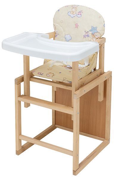 Стільчик-трансформер Babyroom Поні-230 eko бежевий (ведмедики, бджілки, зірка) 625935 фото
