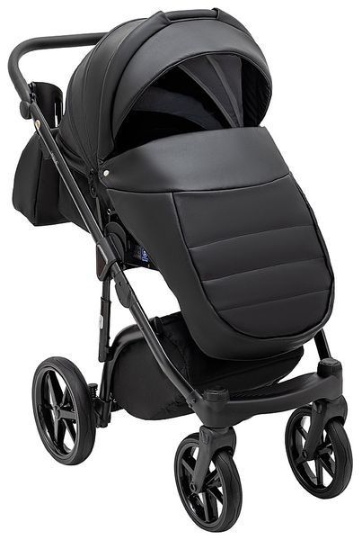 Коляска 2 в 1 Adamex Nola Eco SA-2 черный 681677 фото