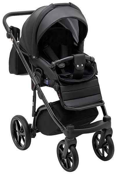 Коляска 2 в 1 Adamex Nola Eco SA-2 черный 681677 фото