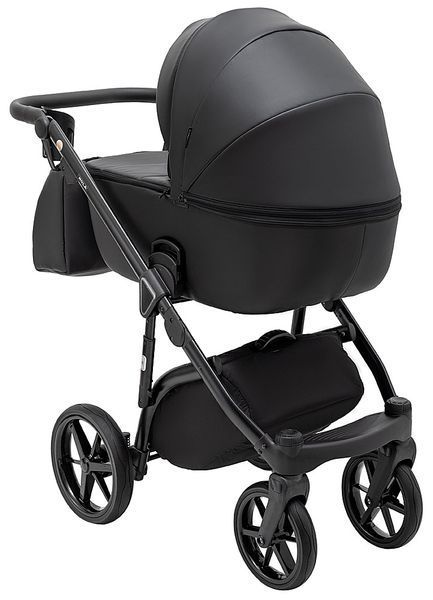 Коляска 2 в 1 Adamex Nola Eco SA-2 черный 681677 фото