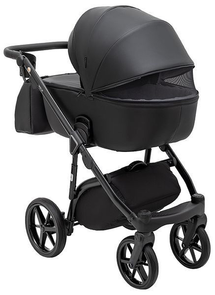 Коляска 2 в 1 Adamex Nola Eco SA-2 черный 681677 фото