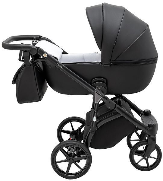 Коляска 2 в 1 Adamex Nola Eco SA-2 черный 681677 фото