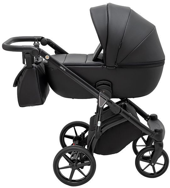 Коляска 2 в 1 Adamex Nola Eco SA-2 черный 681677 фото