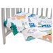 Змінний комплект Babyroom Gold RG-08 білий (динозаврики) 681922 фото