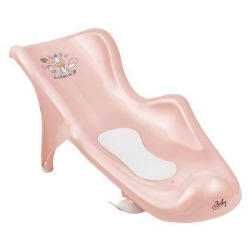 Гірка для купання з антиковзаючим килимком Maltex Zebra Bath cradle with anti-slip mat 6654_41 pink (рожевий) 681224 фото