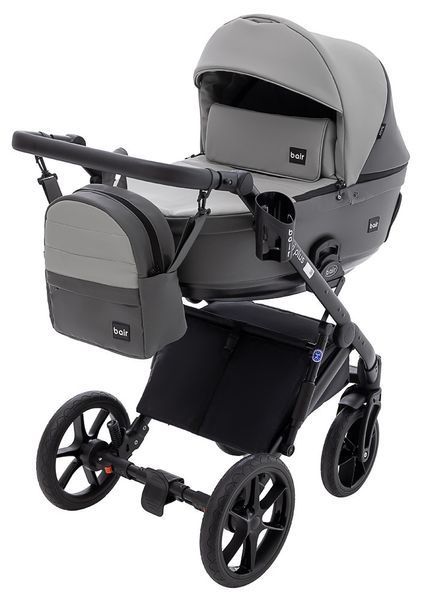 Коляска 2 в 1 Bair Kiwi Plus ECO BKP-21/15 серый / графит 680900 фото