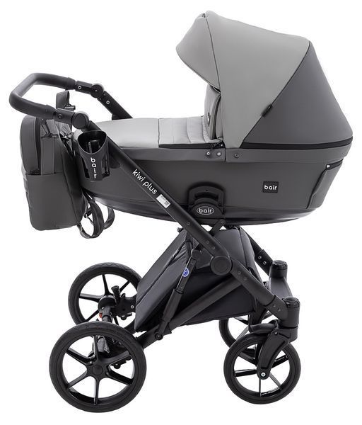 Коляска 2 в 1 Bair Kiwi Plus ECO BKP-21/15 серый / графит 680900 фото