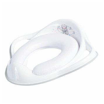Накладка на унітаз м'яка Maltex Bear Padded toilet trainer seat 6167_60 white (білий) 681183 фото