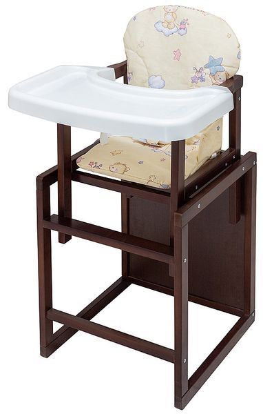 Стільчик-трансформер Babyroom Поні-220 тонований бежевий (ведмедики, бджілки, зірка) 625933 фото