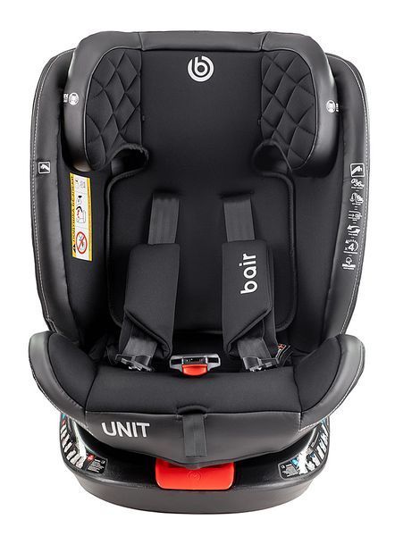 Автокрісло Bair Unit 360 Iso-fix TB-01 total black 681822 фото